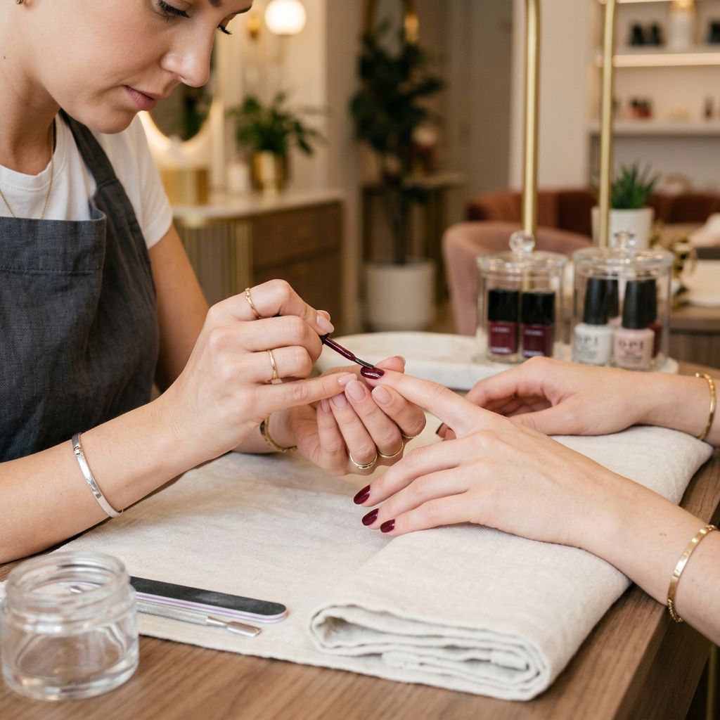 Manicure utilizando MarkaAI
